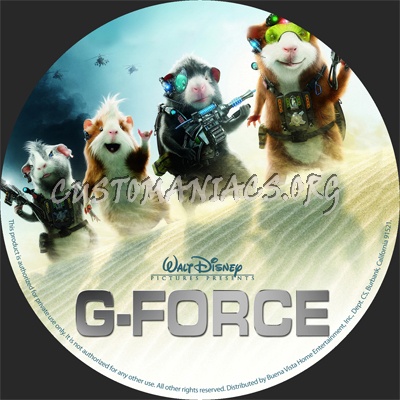 G-Force dvd label