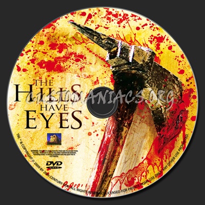 The Hills Have Eyes dvd label