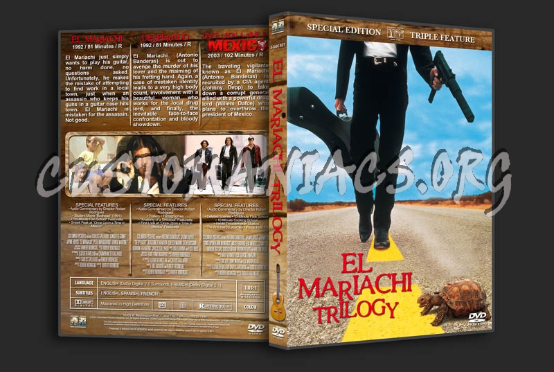 El Mariachi Trilogy dvd cover