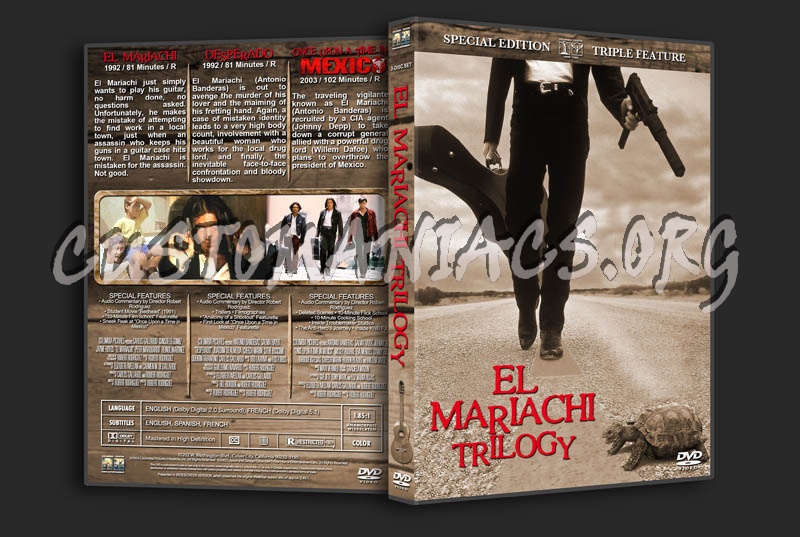 El Mariachi Trilogy dvd cover