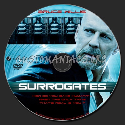 Surrogates dvd label