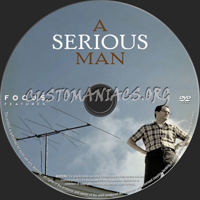 A Serious Man dvd label