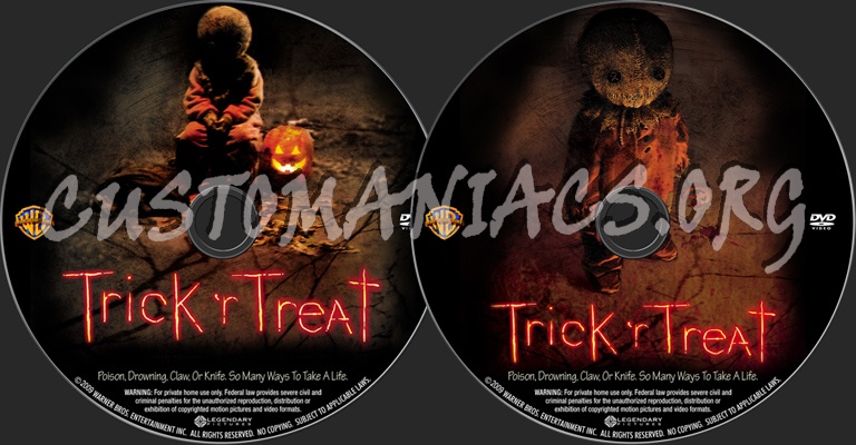 Trick 'r Treat dvd label