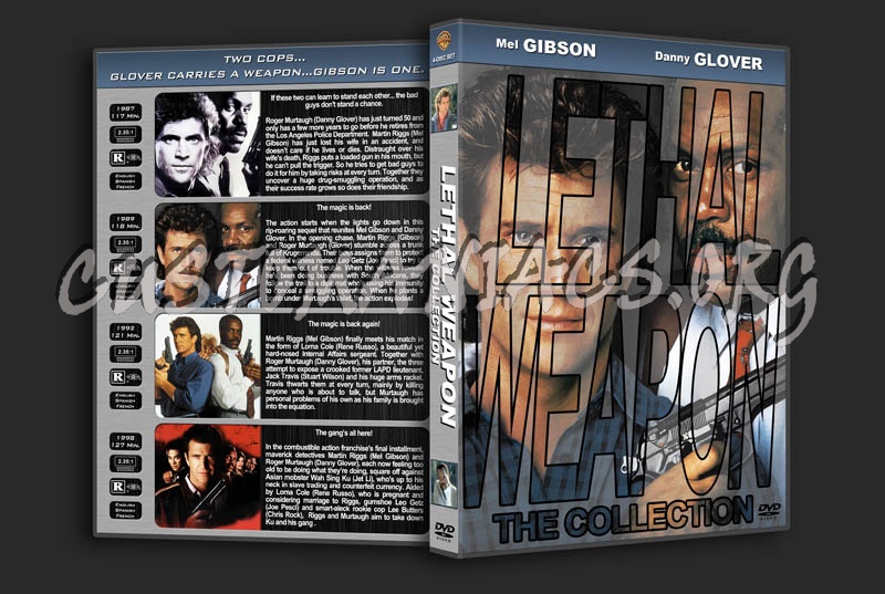 Lethal Weapon Collection dvd cover