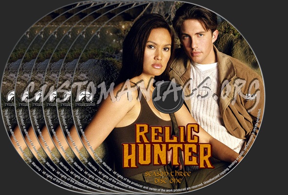 Relic Hunter Season 3 dvd label