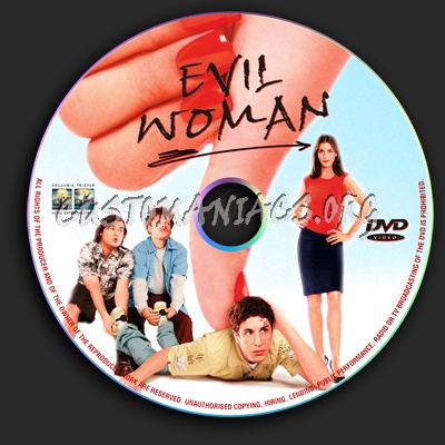 Evil Woman aka Saving Silverman dvd label