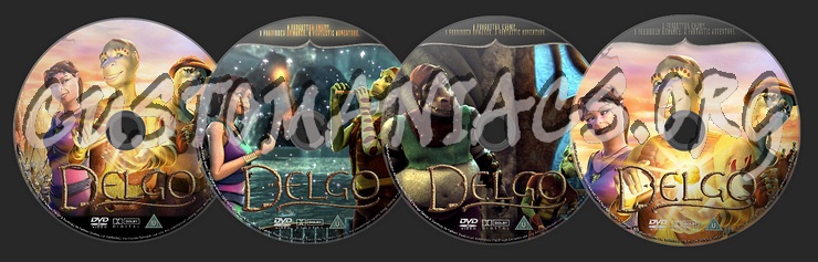 Delgo dvd label