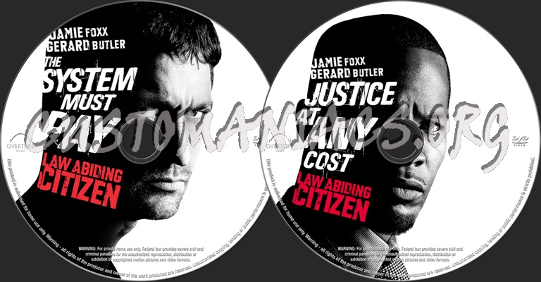 Law Abiding Citizen dvd label