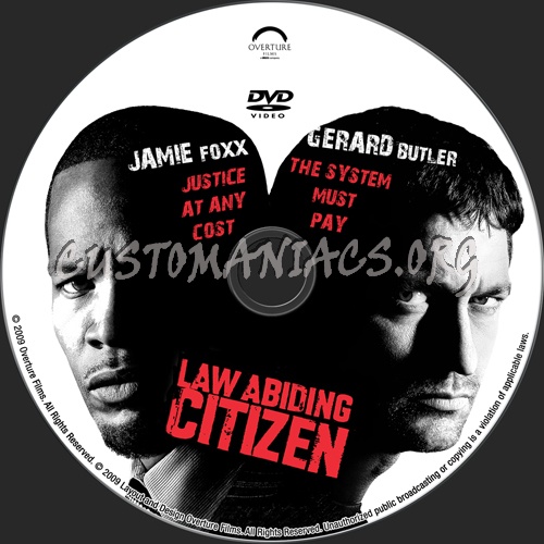 Law Abiding Citizen dvd label