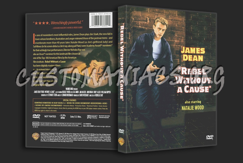Rebel Without a Cause dvd cover