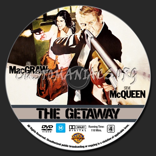 The Getaway dvd label