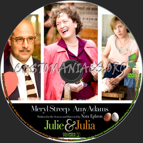 Julie & Julia dvd label