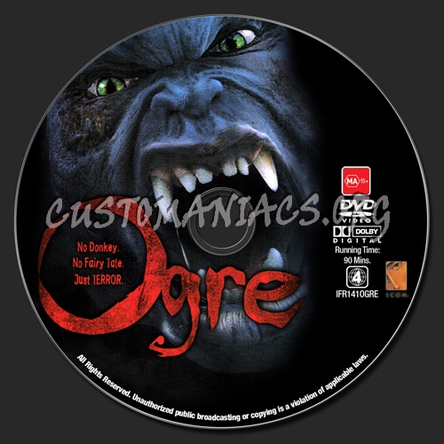 Ogre dvd label