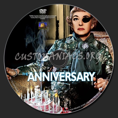 The Anniversary dvd label