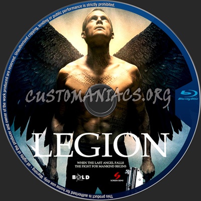 Legion blu-ray label