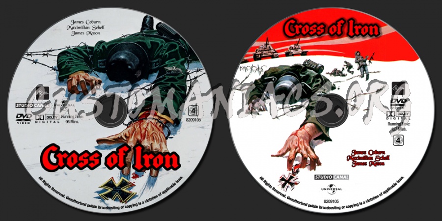 Cross Of Iron dvd label