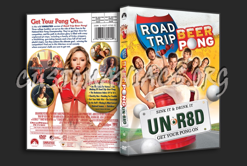 Road Trip Beer pong Unrated dvd cover