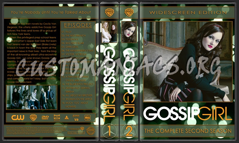 Gossip Girl 1 - 2 dvd cover