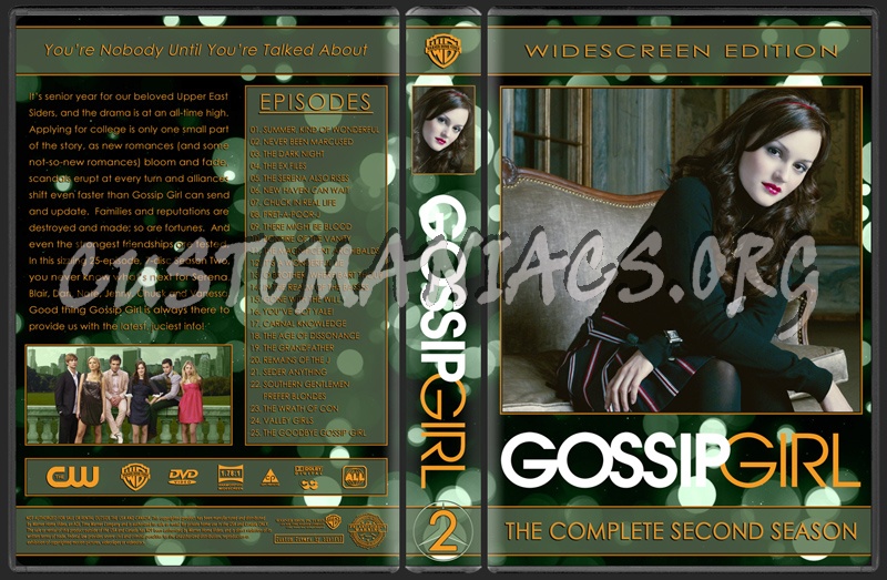 Gossip Girl 1 - 2 dvd cover