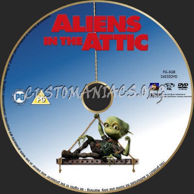 Aliens In The Attic dvd cover