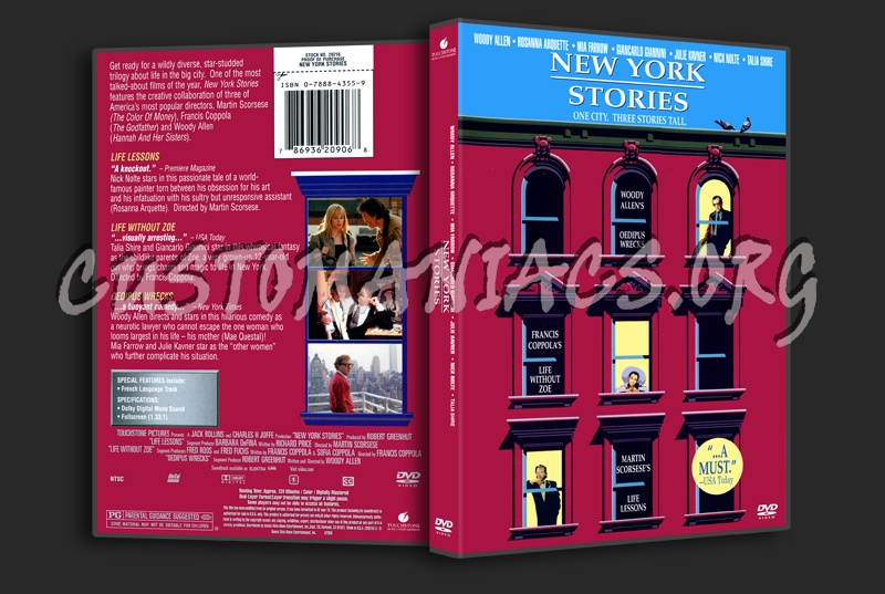 New York Stories dvd cover