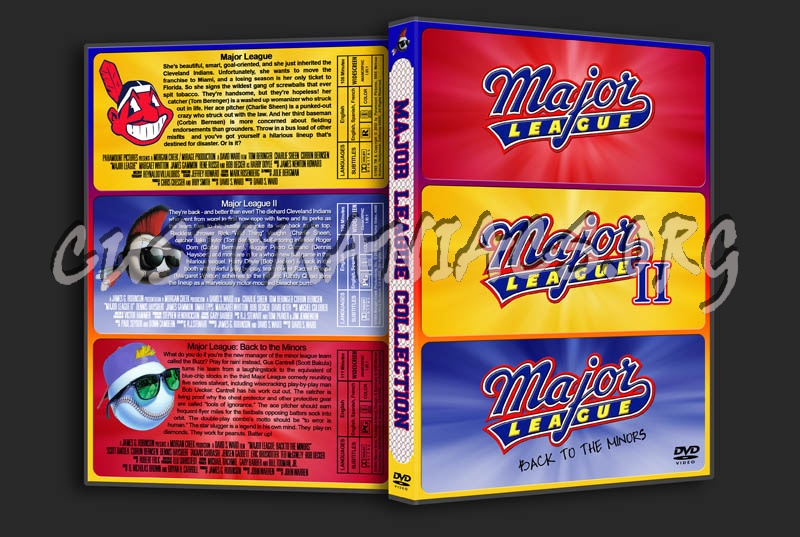 Major League Triple Feature dvd cover
