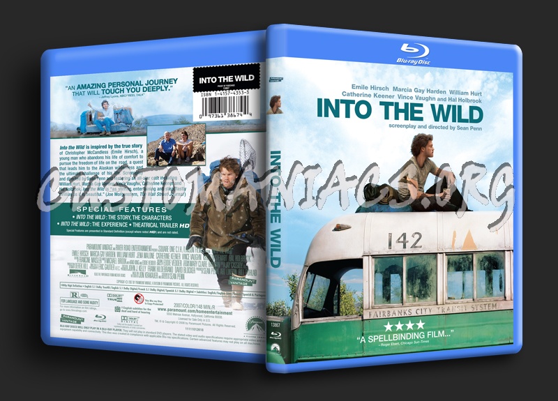 Into the Wild blu-ray cover