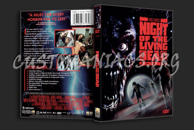 Night Of The Living Dead dvd cover