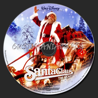 Santa Claus The Movie dvd label