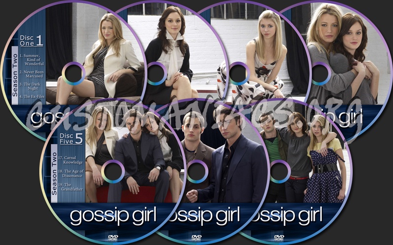 Gossip Girl Season Two dvd label
