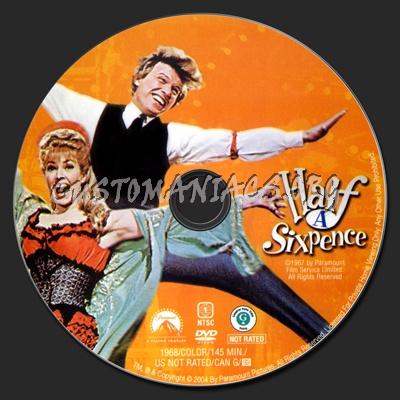 Half a Sixpence dvd label