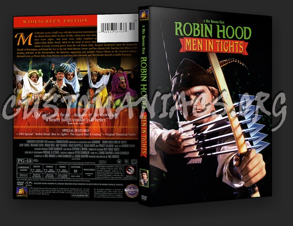 Robin Hood  Men in Tights dvd cover
