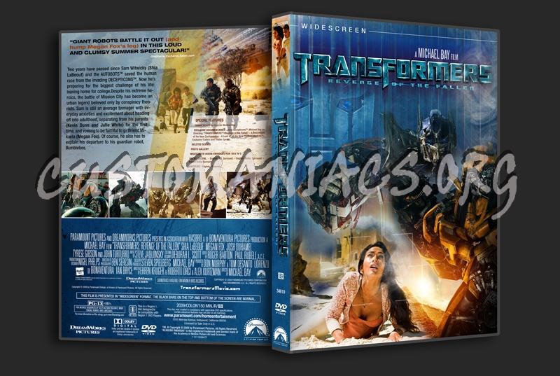 Transformers - Revenge of the Fallen dvd cover