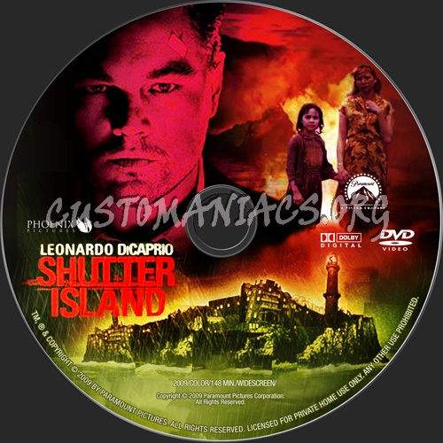 Shutter Island dvd label