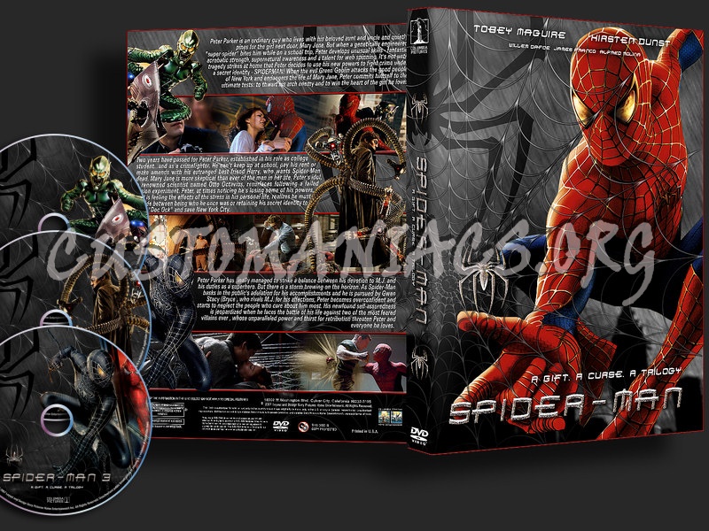 Spider-Man Trilogy dvd cover
