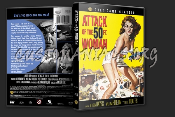 Attack of the 50 Foot Woman (1958) dvd cover