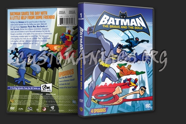 Batman: The Brave and the Bold Vol. 1 dvd cover