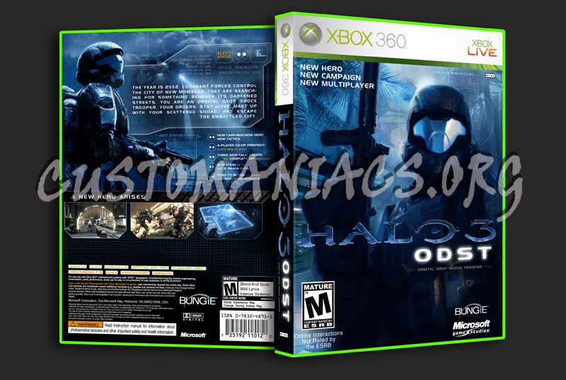 Halo 3 - ODST dvd cover