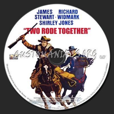 Two Rode Together dvd label