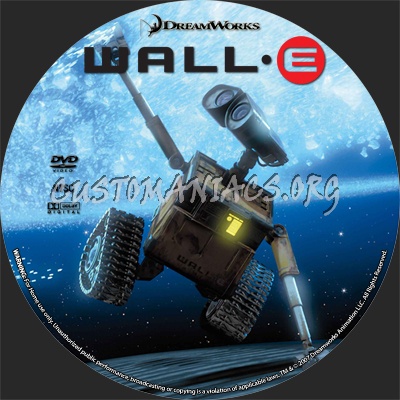 Wall-E dvd label