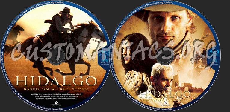 Hidalgo blu-ray label