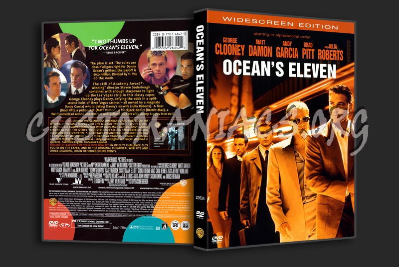 Ocean's Eleven dvd cover