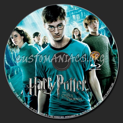 Harry Potter and the Order of the Phoenix dvd label