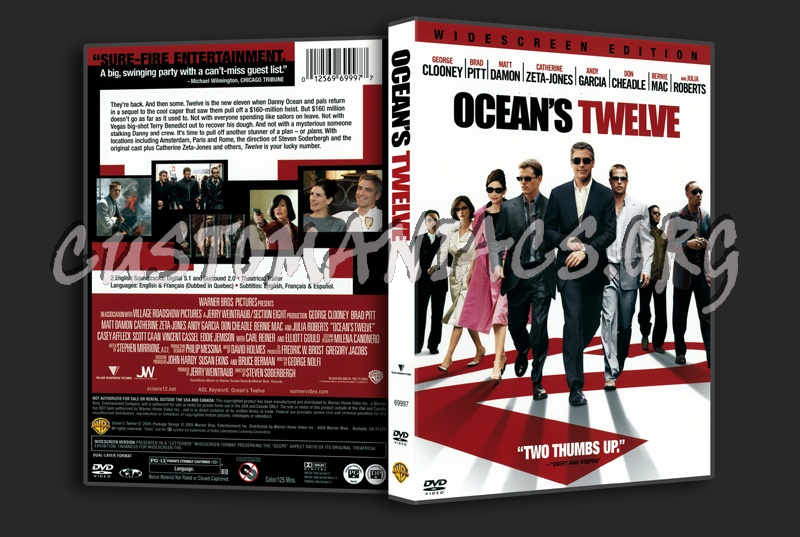 Ocean's Twelve dvd cover