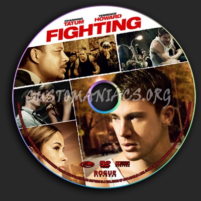 Fighting dvd label