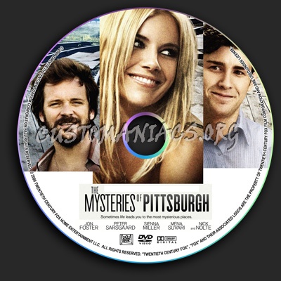 The Mysteries Of Pittsburgh dvd label