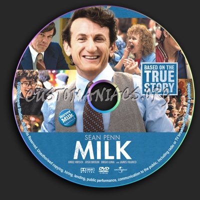 Milk dvd label
