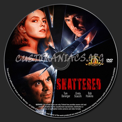 Shattered dvd label