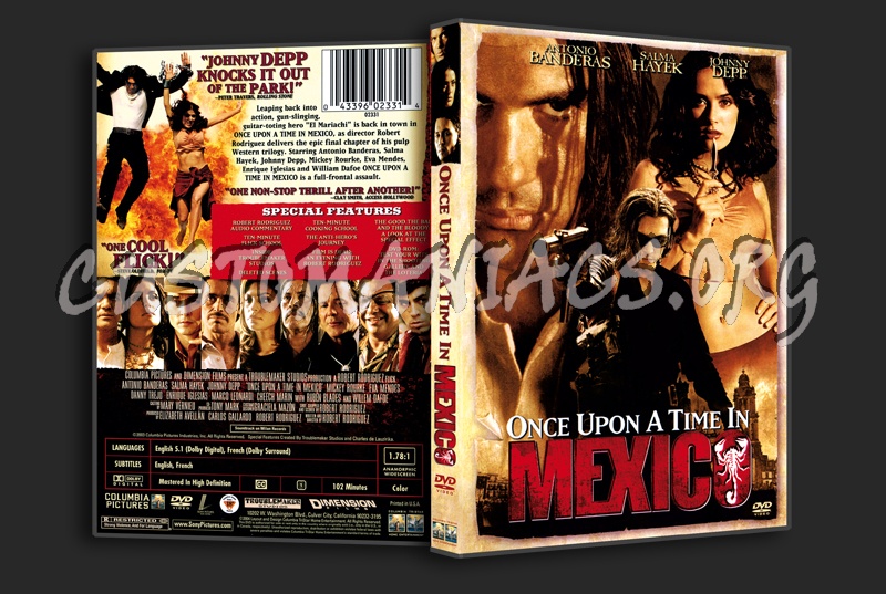 Once Upon A time In Mexico dvd cover