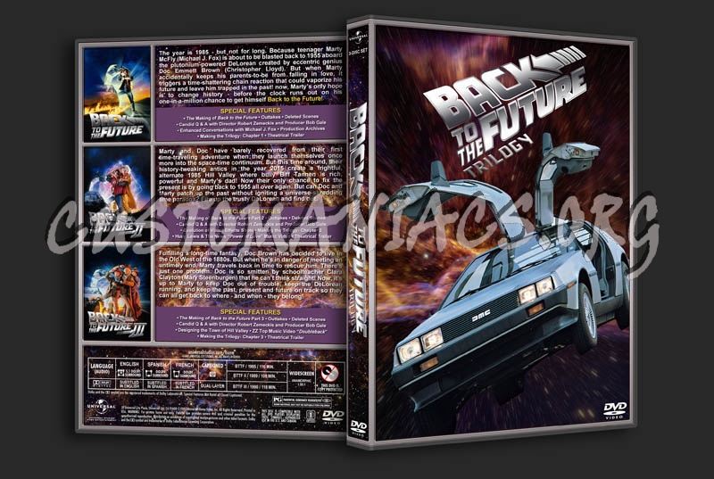 Back to the Future Trilogy dvd cover
